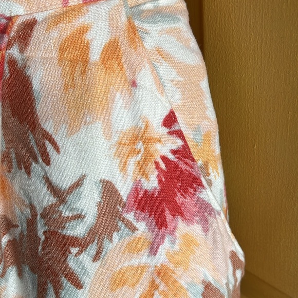 Tropical Print Straight Leg Trousers - Picture 3 of 6